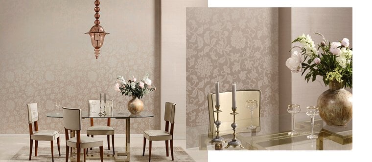 Omexco’s Brocade collection, Textile inspiration for walls, Paris Design Week